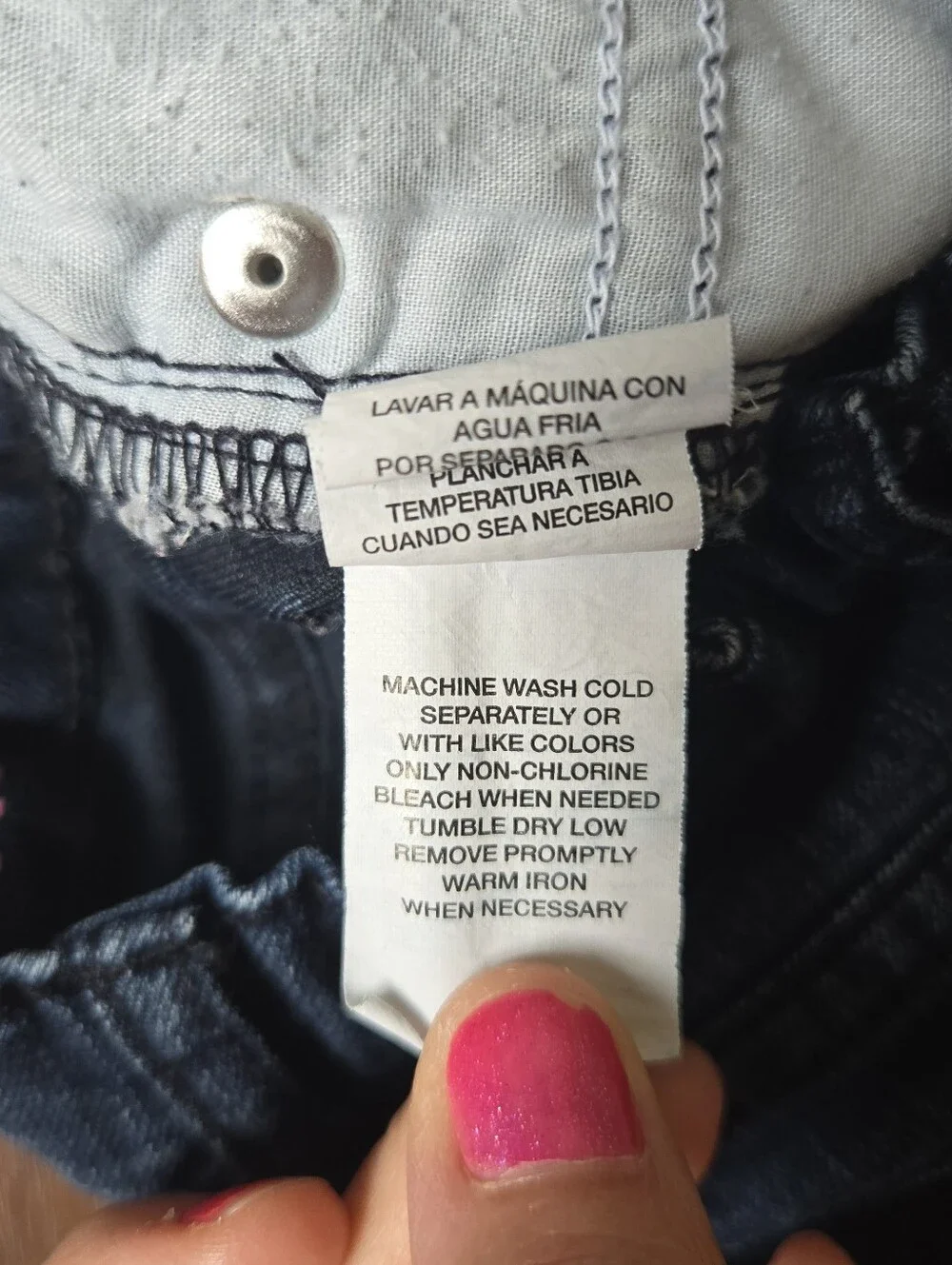 3T Girl Dark Wash Skinny Denim Blue Jeans The Children's Place EUC